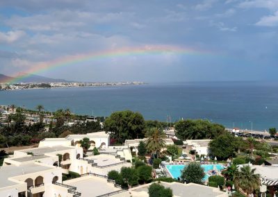 Dúha nad Egejským morom