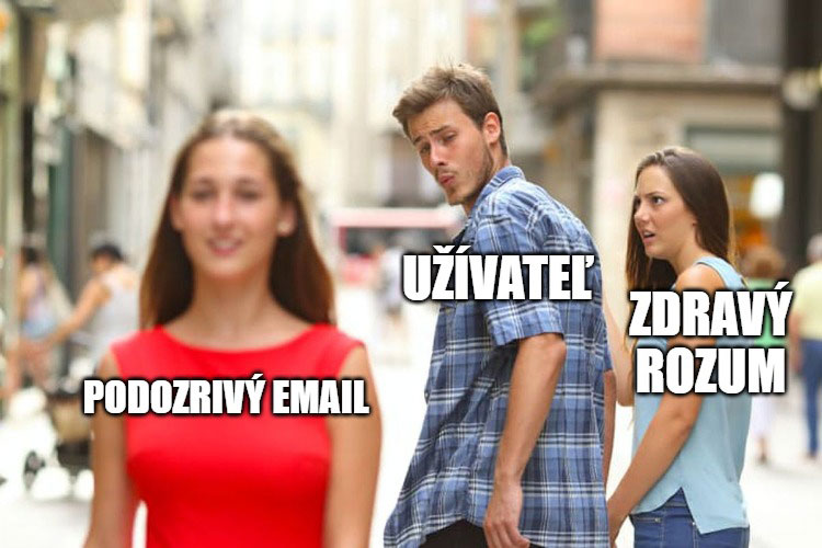 Podozrivé emaily, užívateľ a zdravý rozum