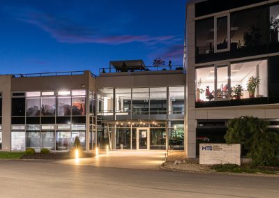 Svitanie v technologickom parku MTS v Krivej